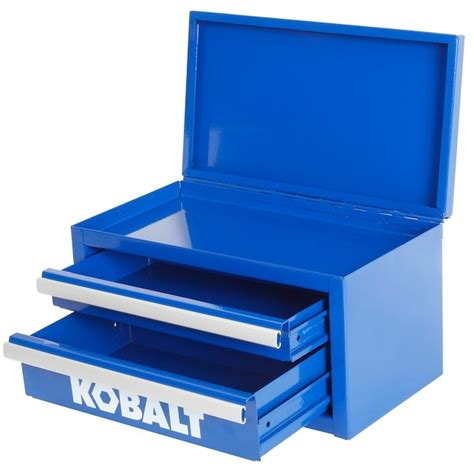 kobalt mini 10.83-in 2-drawer steel tool box|kobalt mini drawer box.